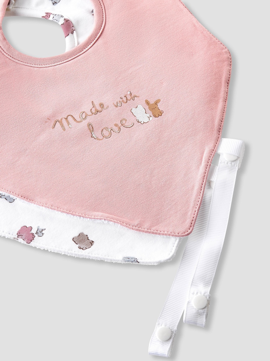 Pack of 2 Baby Bib with Print