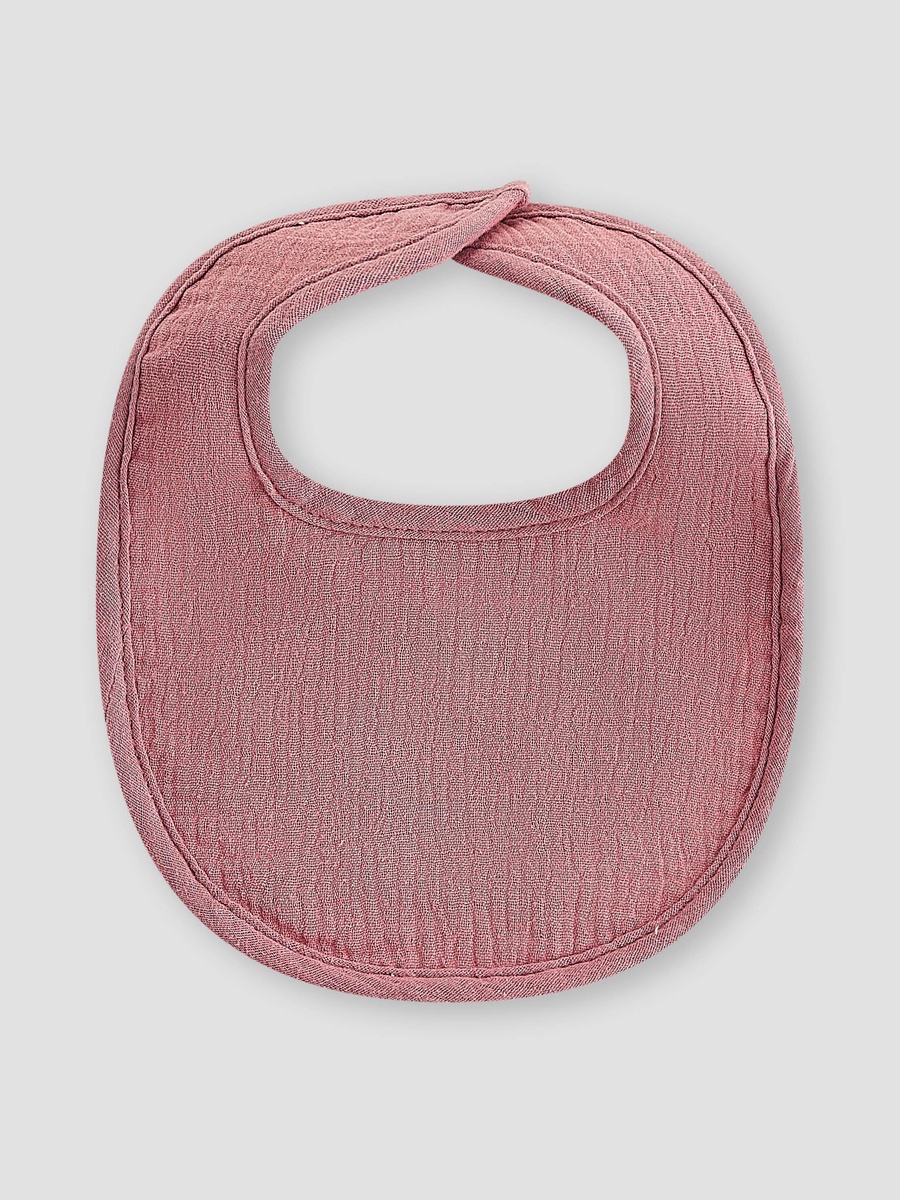 Pack of 2 Baby Bib with Snap Button Closure