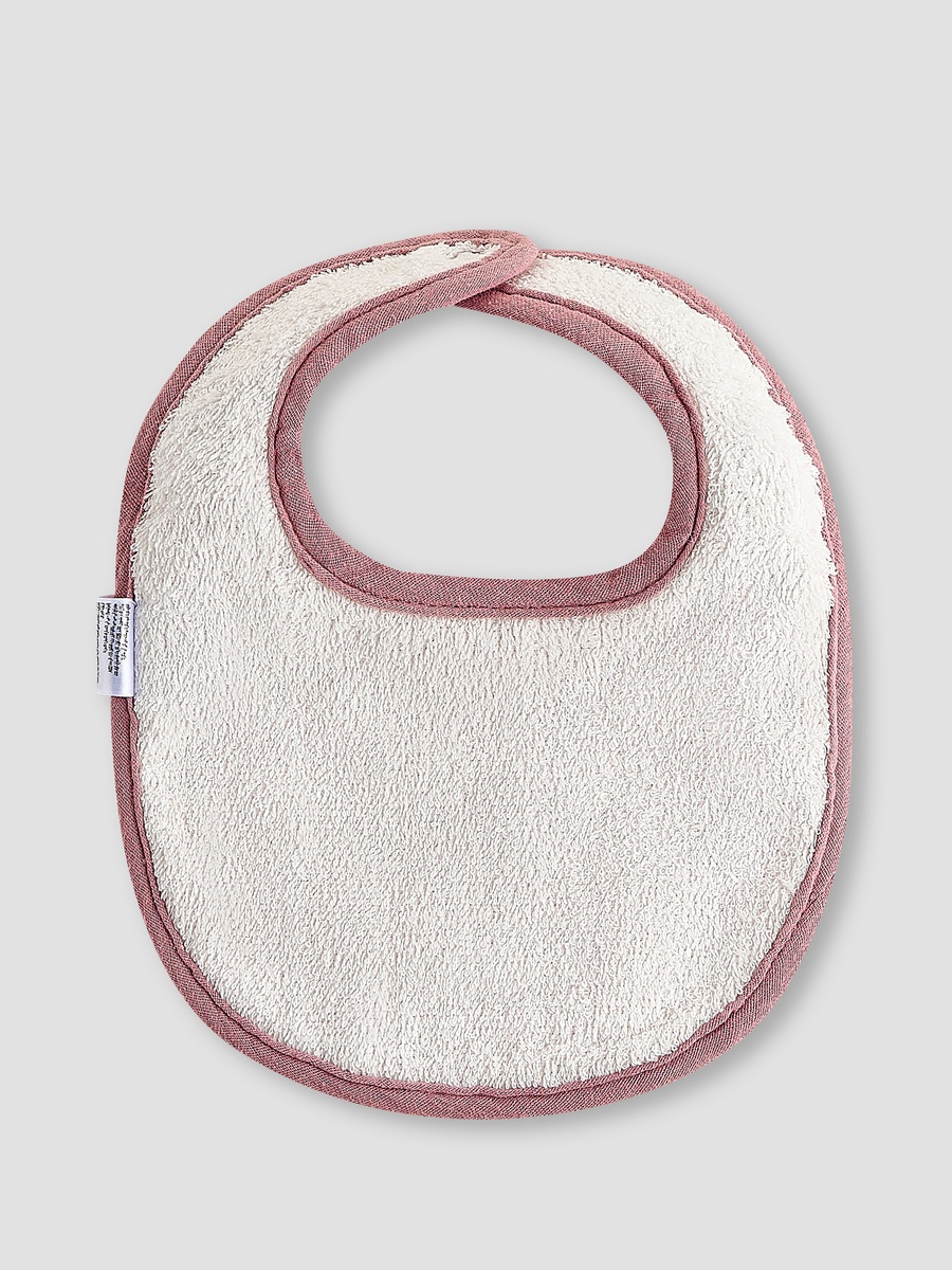 Pack of 2 Baby Bib with Snap Button Closure