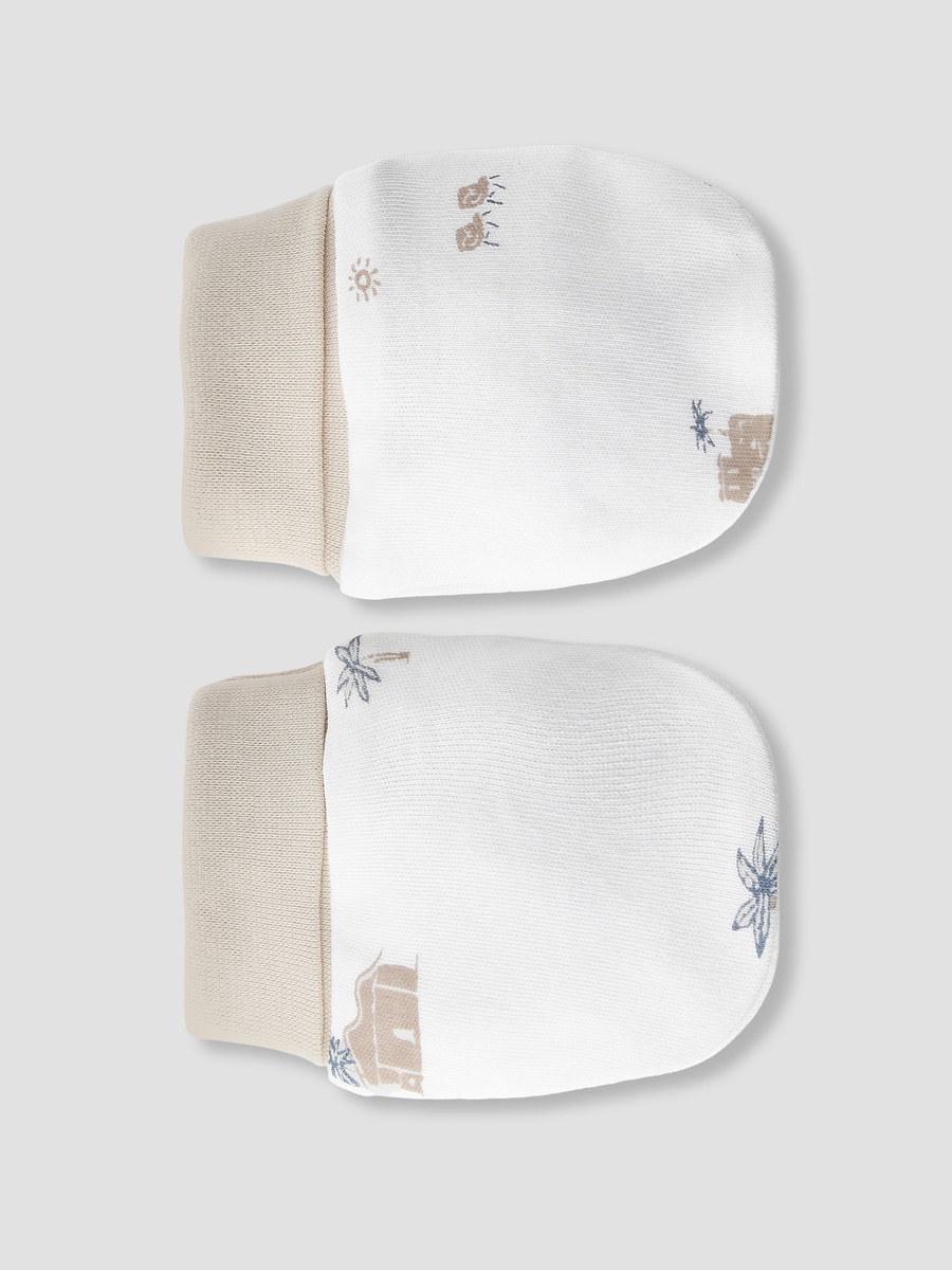 Mittens with Desert Print, 0-36 months
