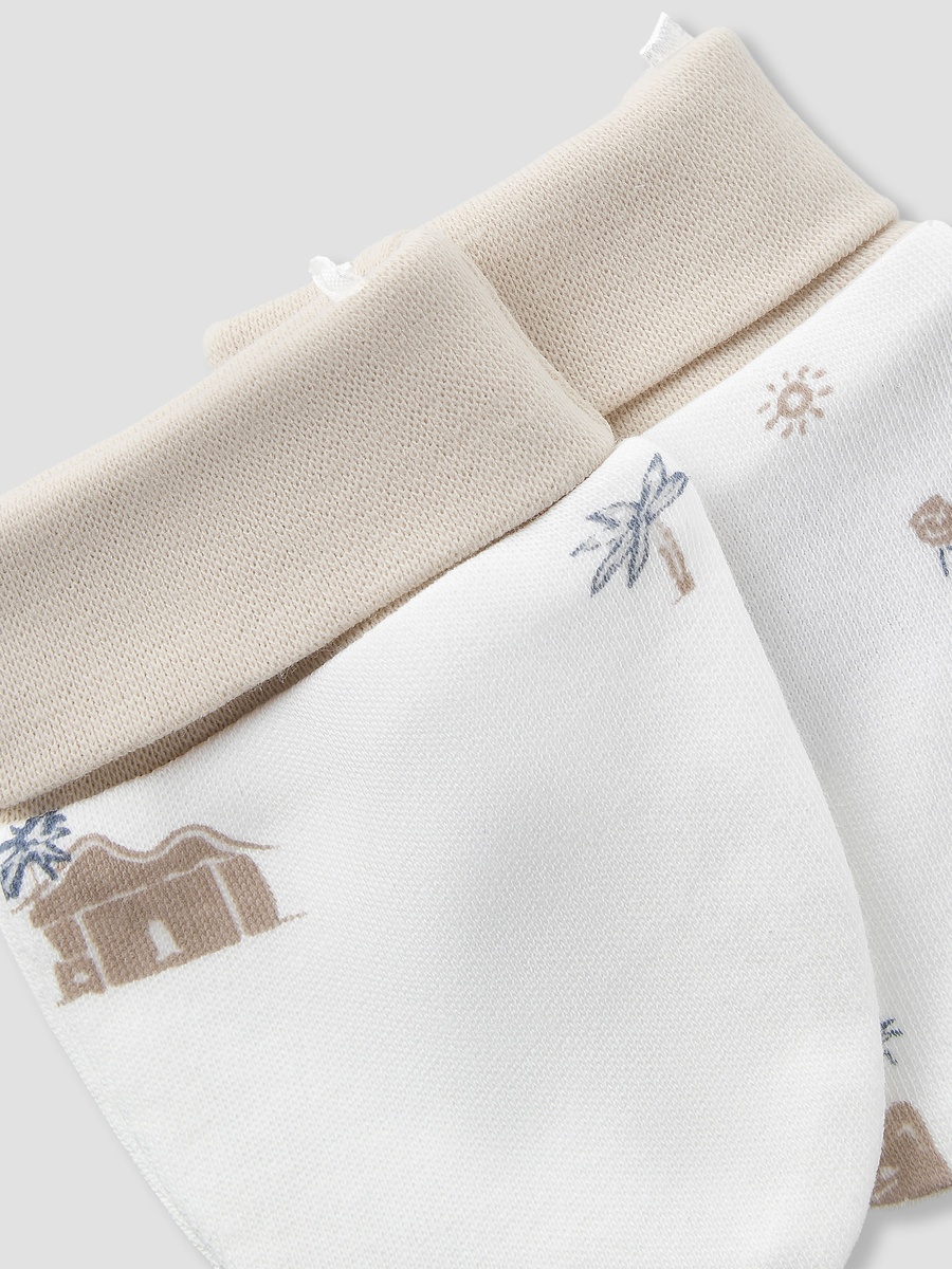 Mittens with Desert Print, 0-36 months