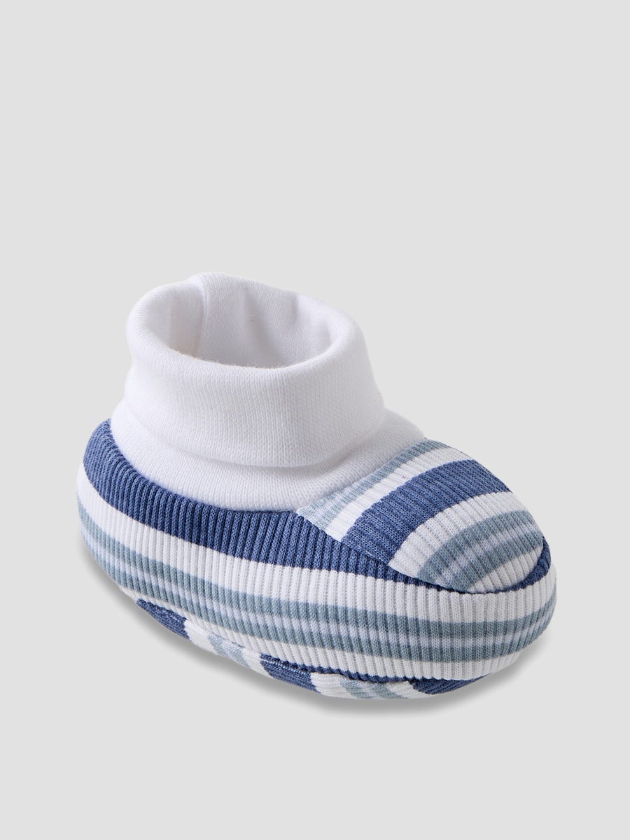 Pack of 2 Booties with Rolled Hem