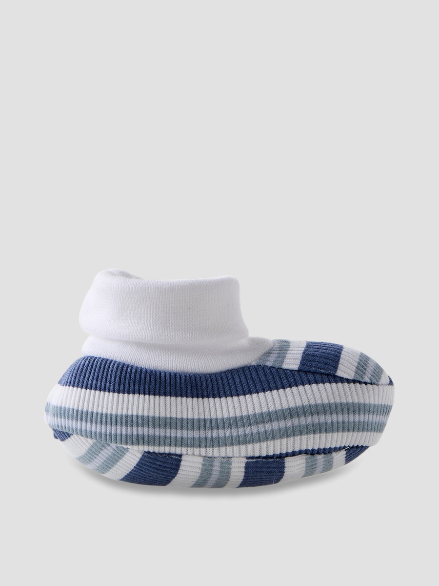 Pack of 2 Booties with Rolled Hem