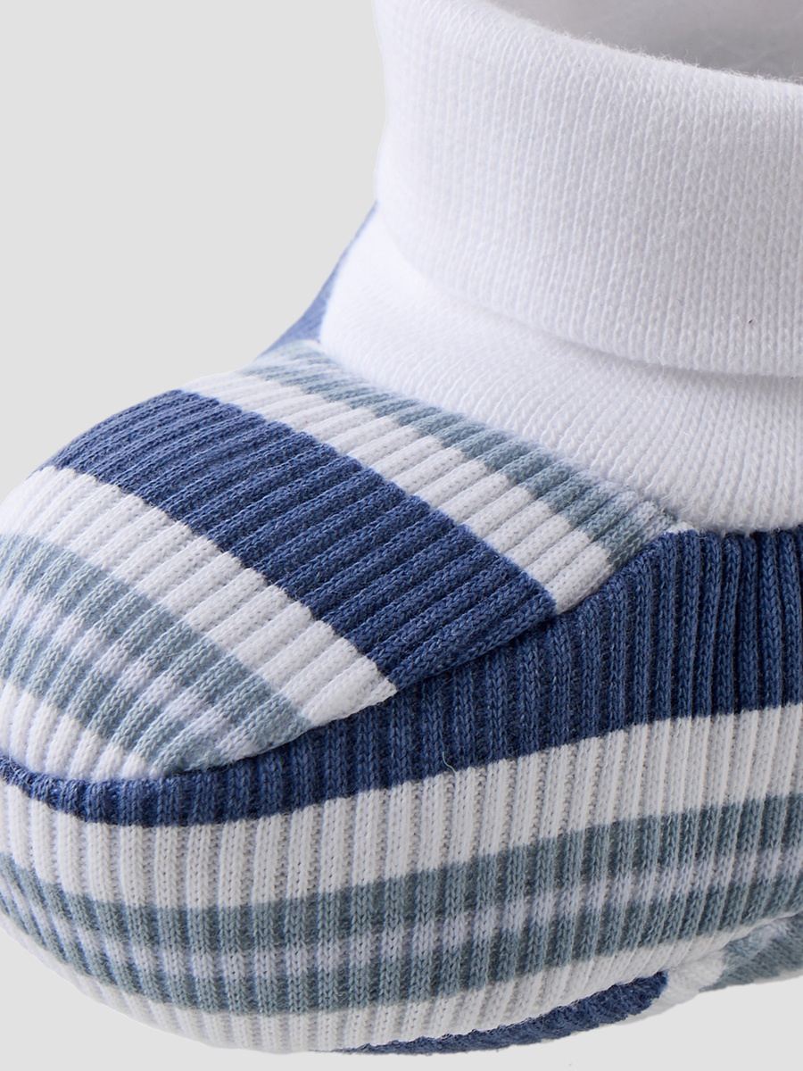 Pack of 2 Booties with Rolled Hem