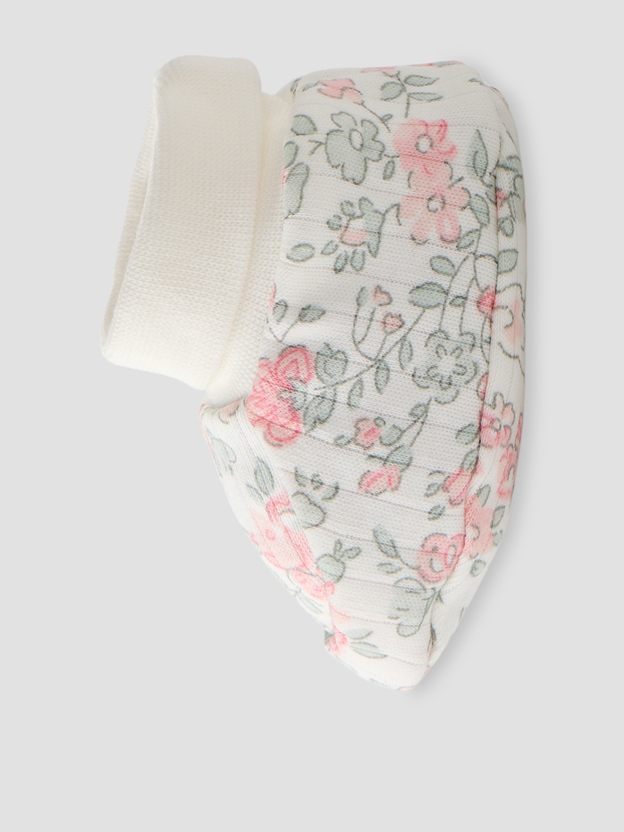 Pack of 2 Assorted Print Booties with Rolled Cuff