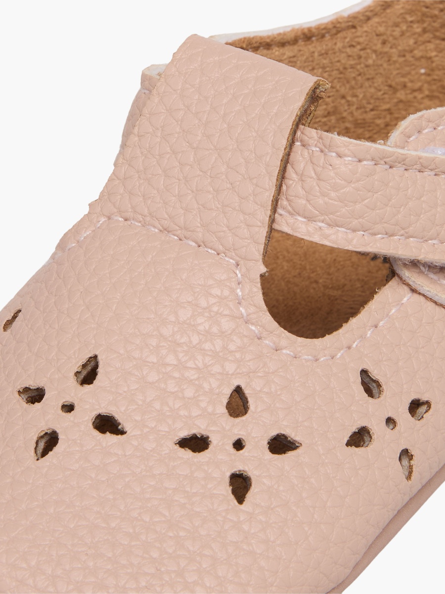 Perforated Design Booties with Hook and Loop Closure
