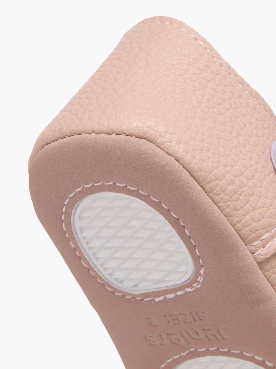 Perforated Design Booties with Hook and Loop Closure
