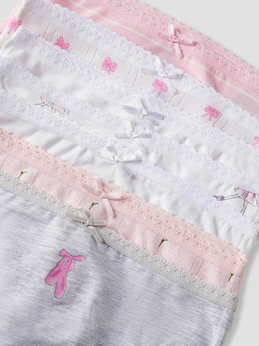 Pack of 7 Cotton Briefs with Print