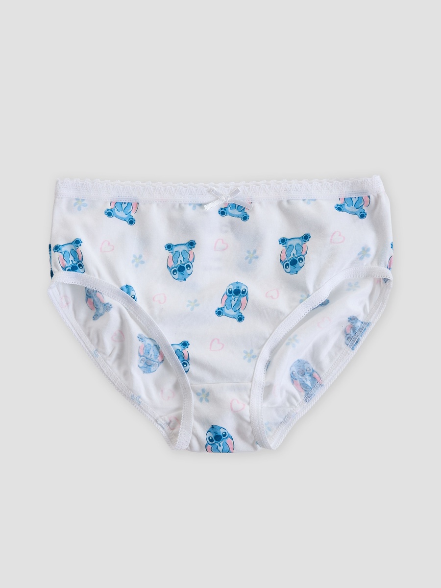 Pack of 3 Briefs with Stitch Print