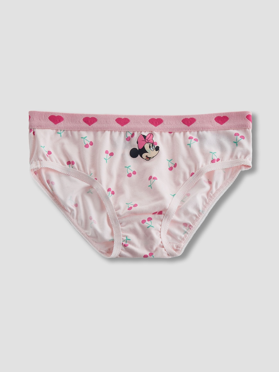 Pack of 3 Briefs with Minnie Mouse Print