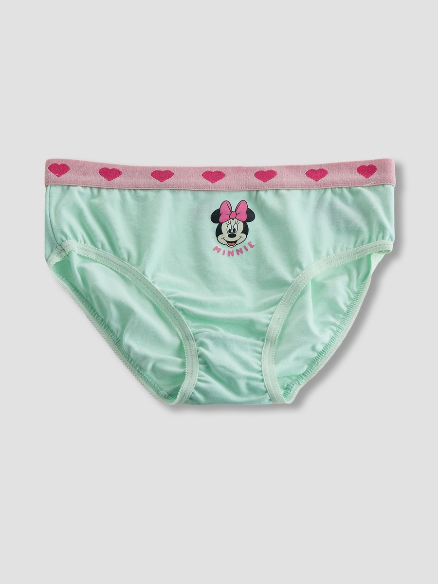 Pack of 3 Briefs with Minnie Mouse Print