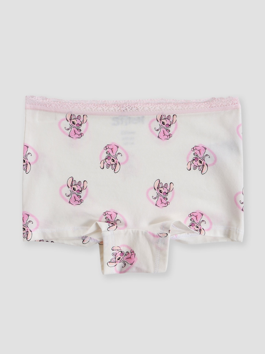 Pack of 3 Briefs with Stitch and Angel Print