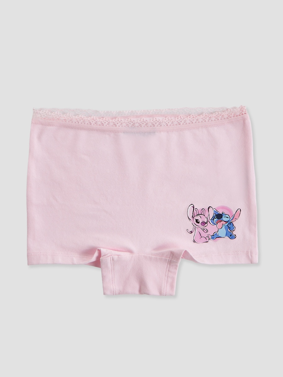 Pack of 3 Briefs with Stitch and Angel Print
