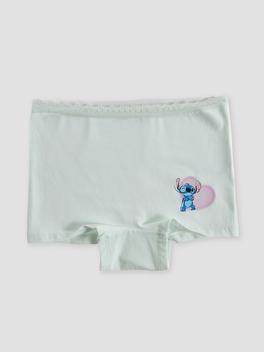 Pack of 3 Briefs with Stitch and Angel Print