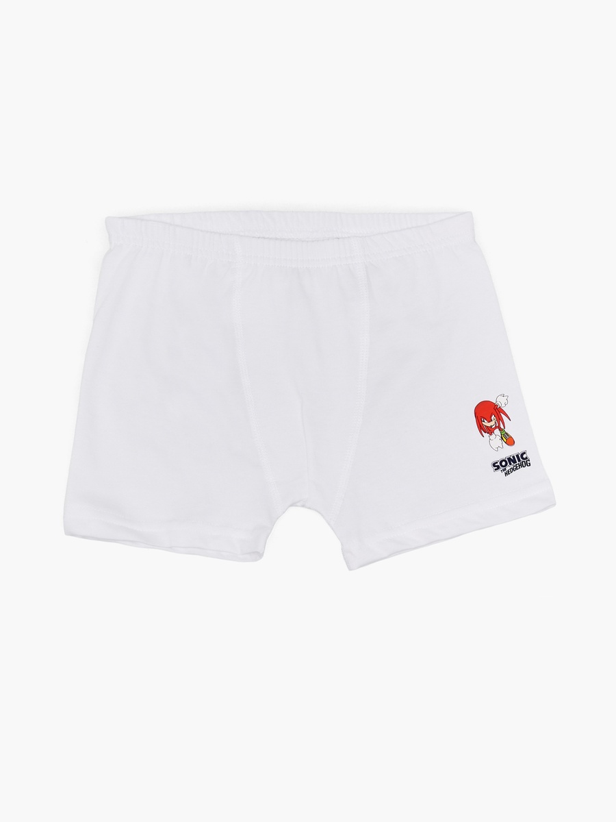 Pack of 3 Cotton Briefs with Sonic the Hedgehog Print