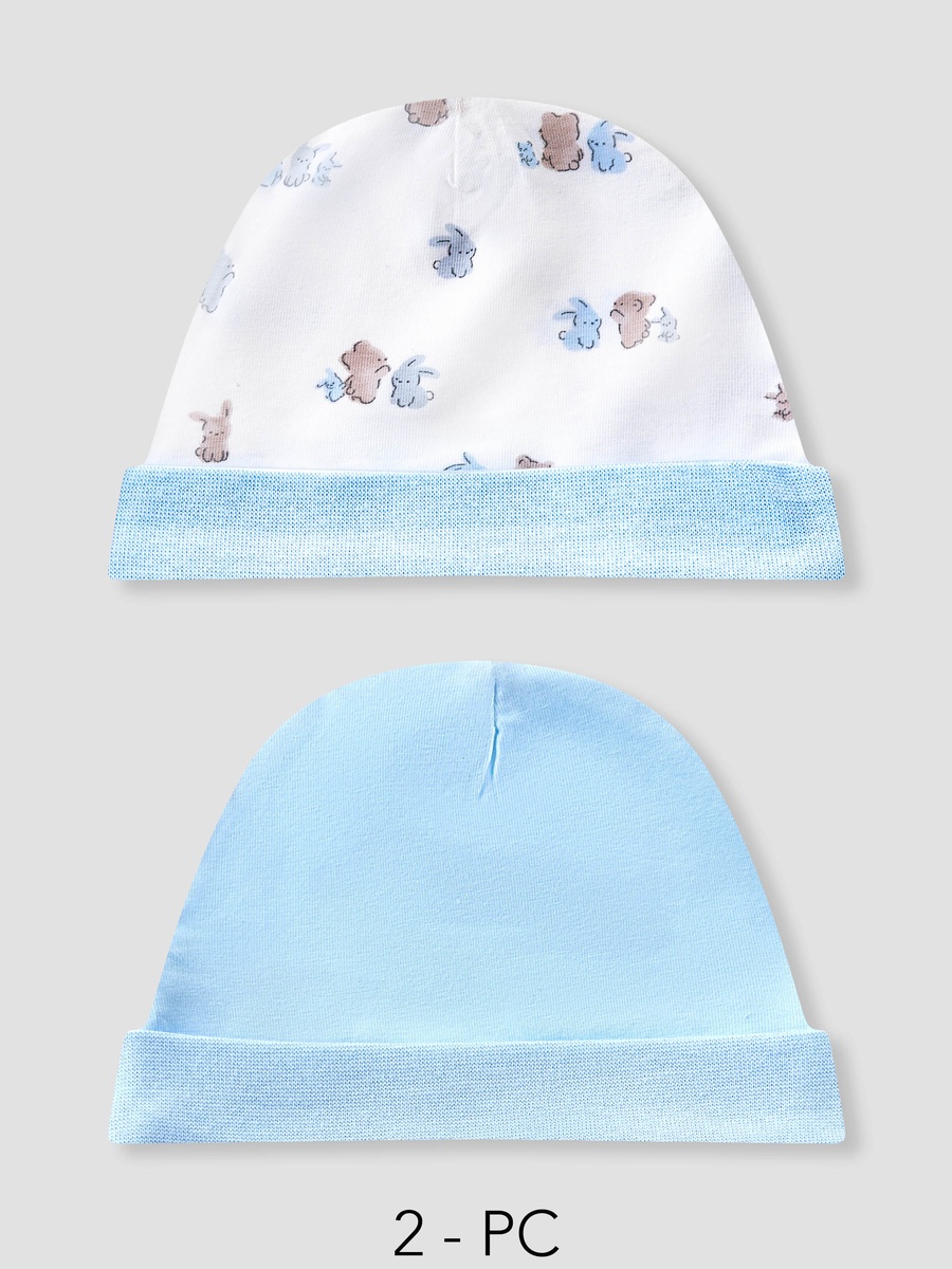 Pack of 2 Cap with Assorted Print