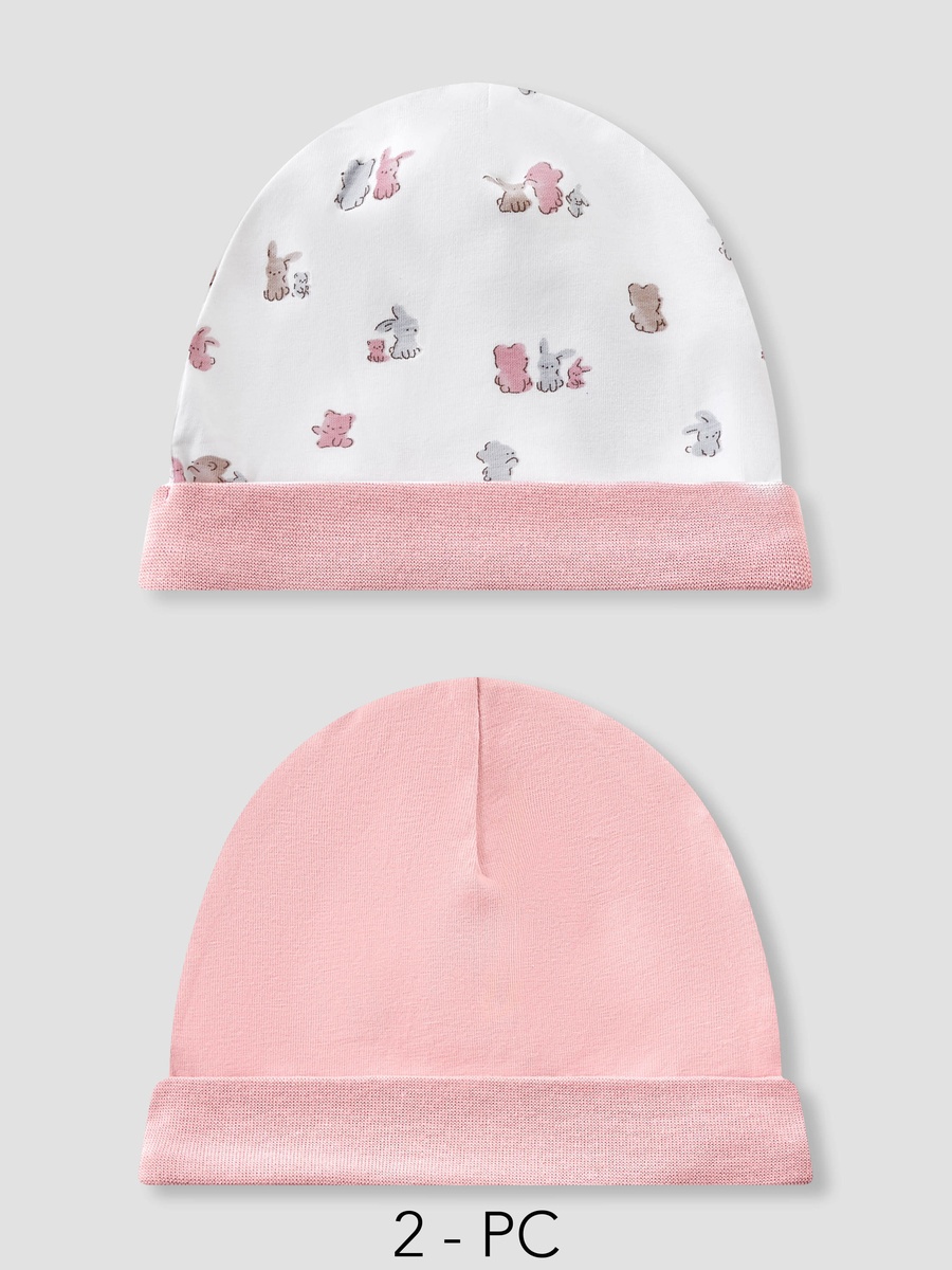 Pack of 2 Cap with Assorted Print