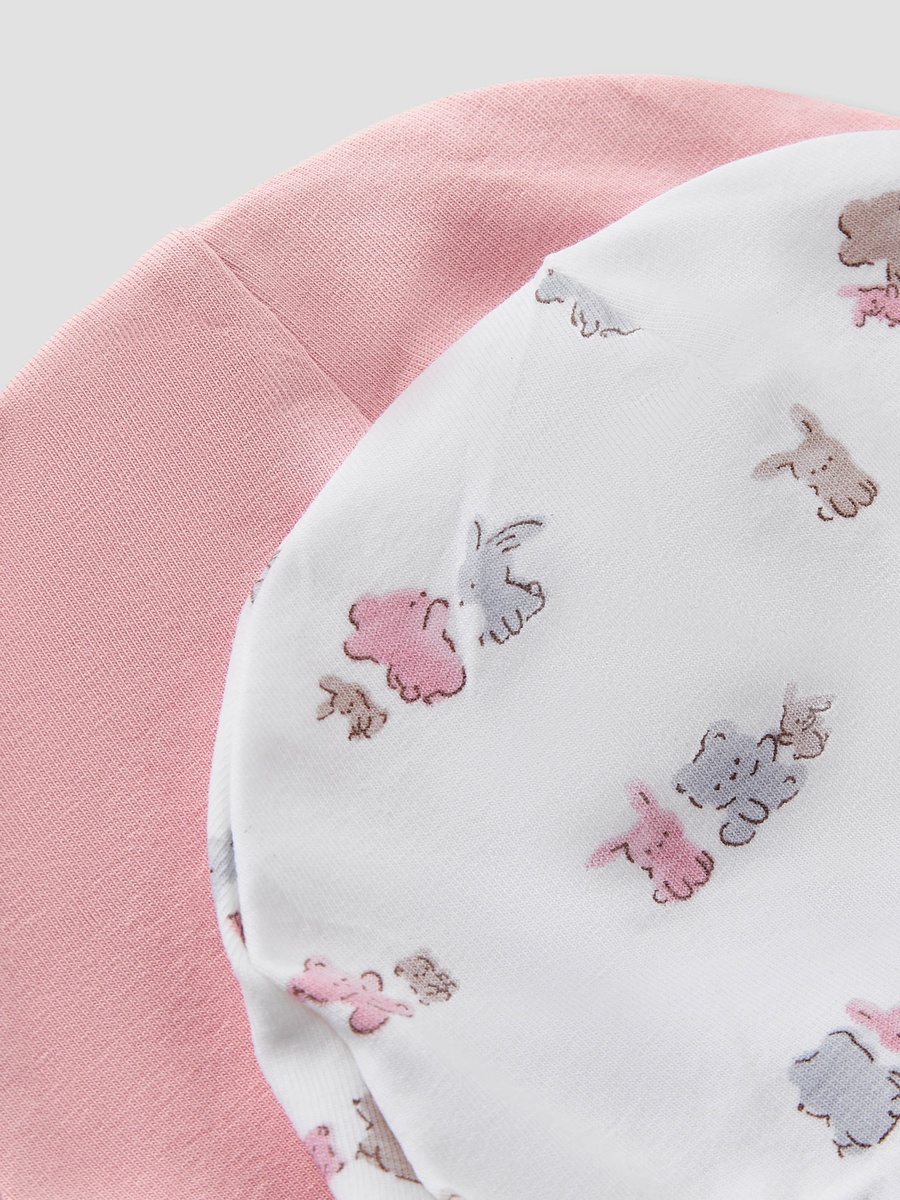 Pack of 2 Cap with Assorted Print