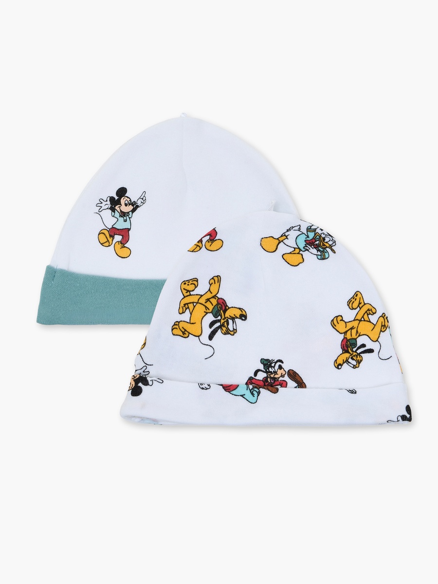 Pack of 2 Cap with Mickey Mouse Print