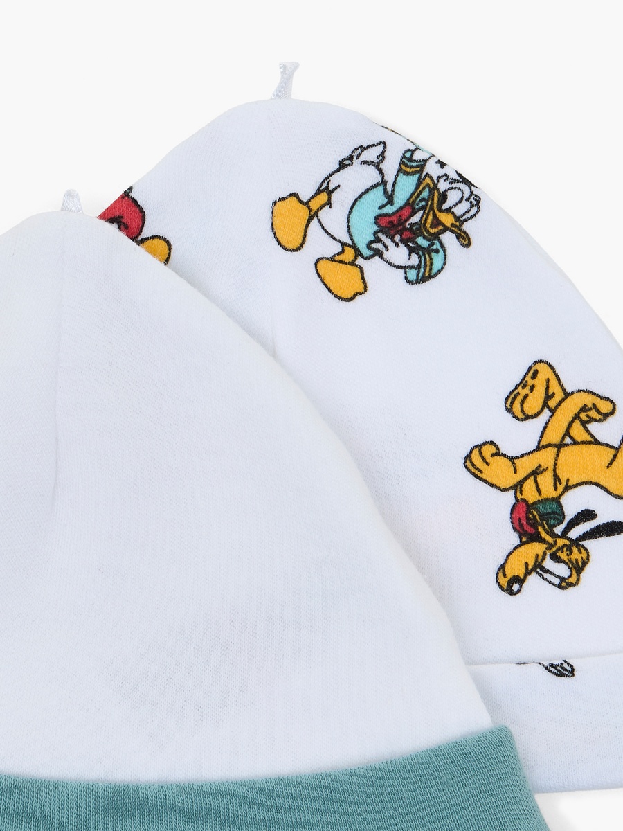 Pack of 2 Cap with Mickey Mouse Print