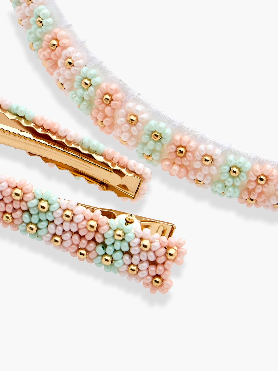 Set of 3 Hair Accessory with Embellishment