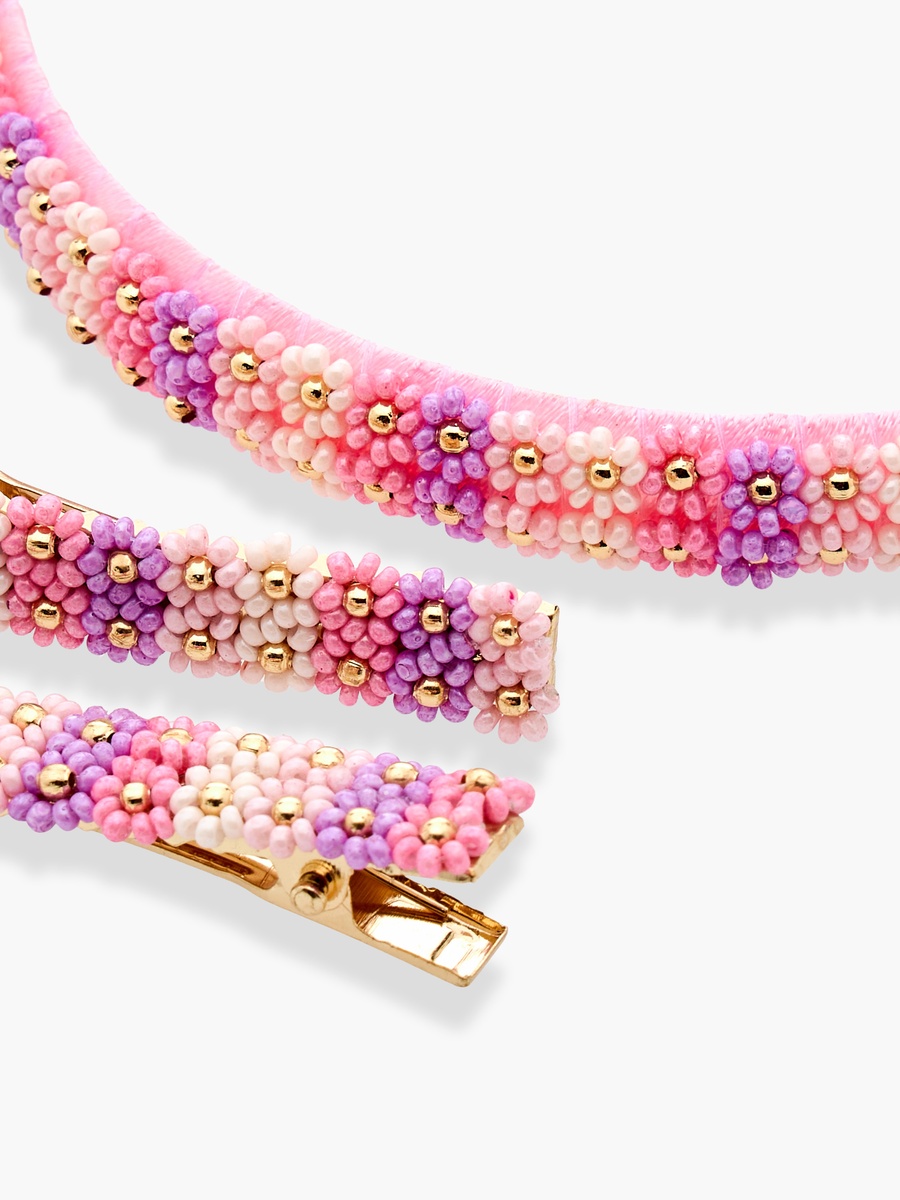 Set of 3 Hair Accessory with Embellishment