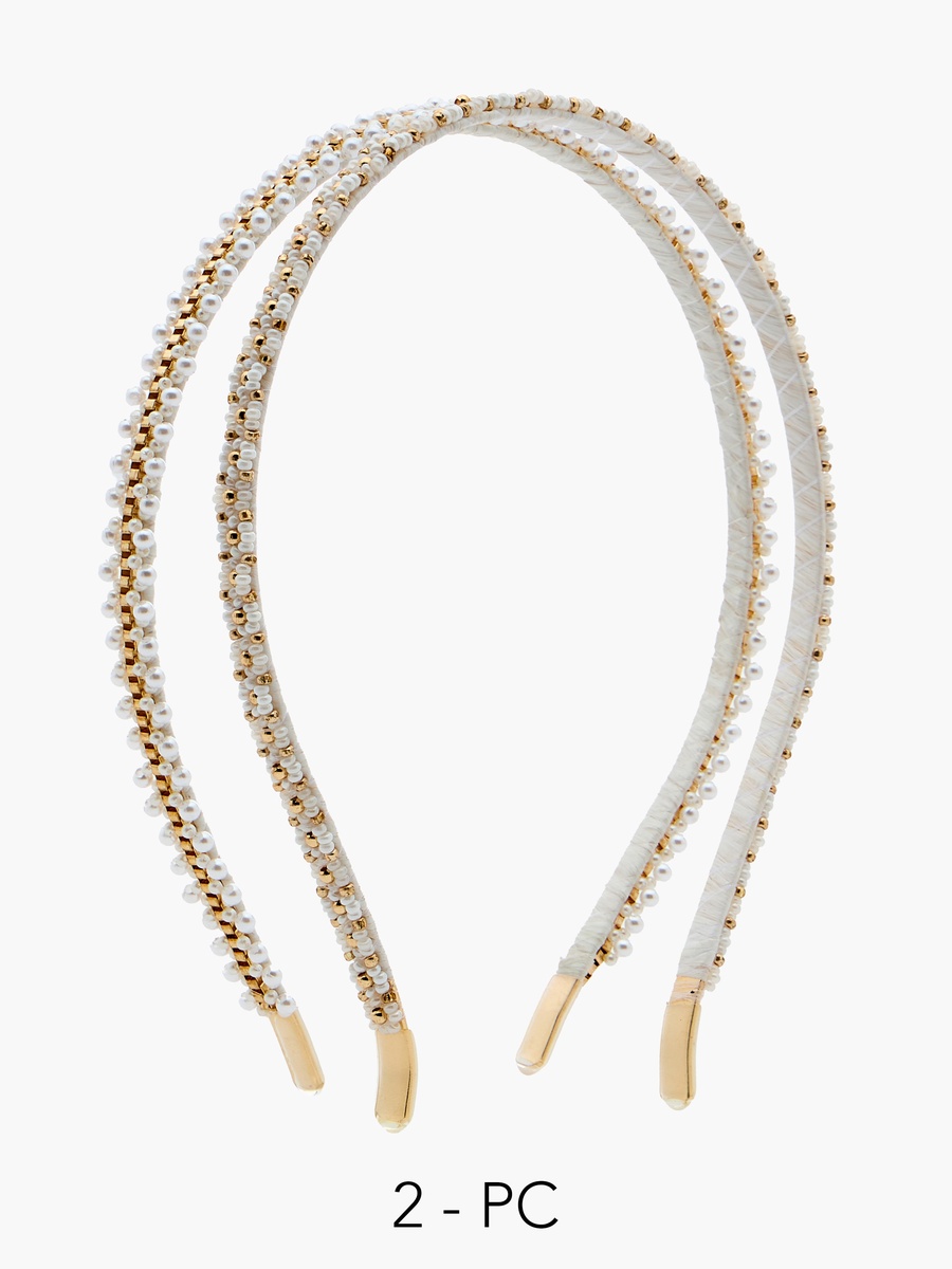 Pack of 2 Hairband with Embellishment