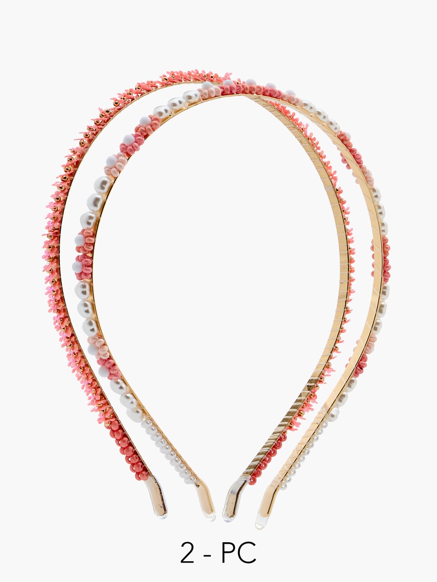 Pack of 2 Hairband with Embellishment