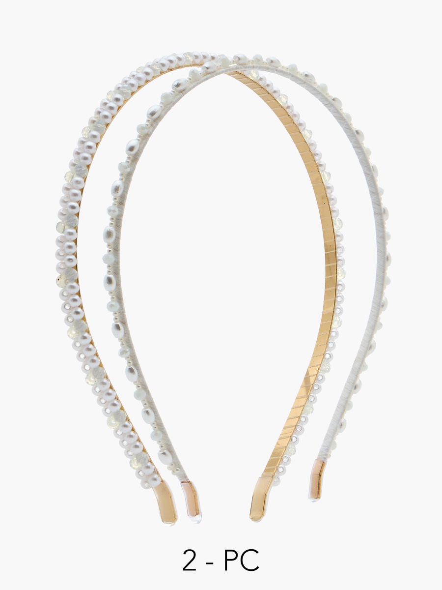 Pack of 2 Hairband with Embellishment