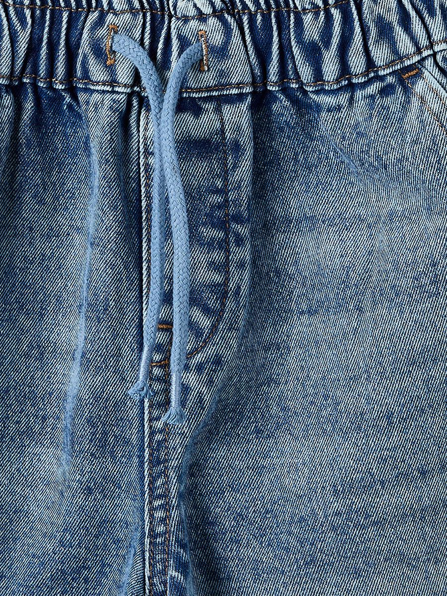 Jeans with Drawstring Closure