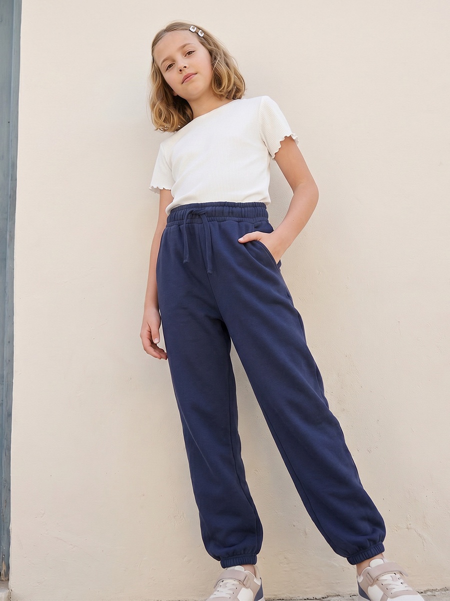 Drawstring Waist Joggers with Pockets