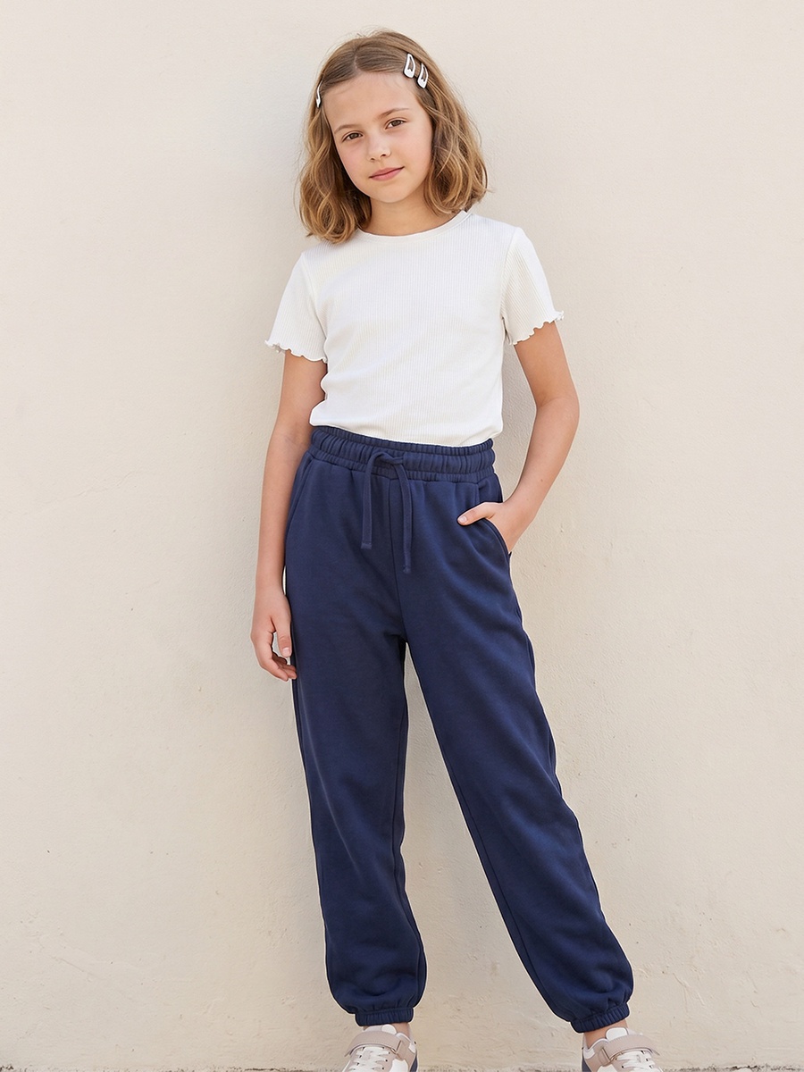Drawstring Waist Joggers with Pockets