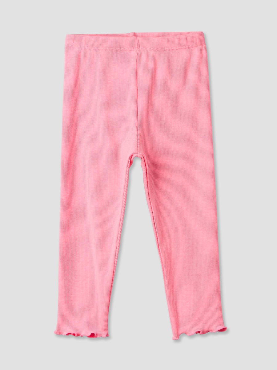 Pack of 2 Leggings with Lettuce Trim