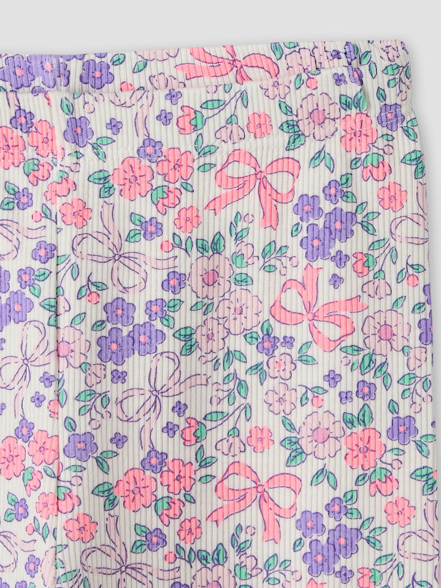 Pack of 2 Leggings with Lettuce Trim