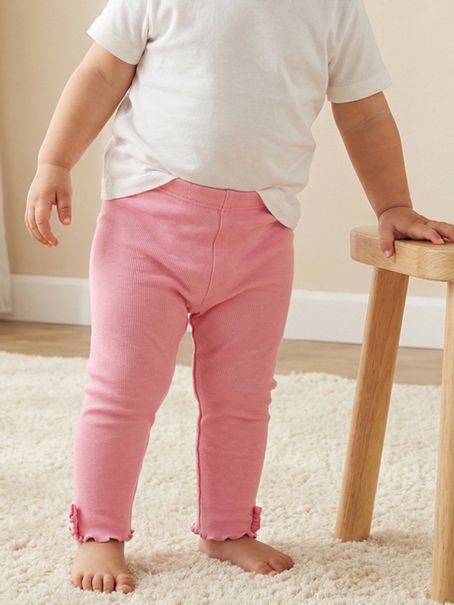 Leggings with Lettuce Hem