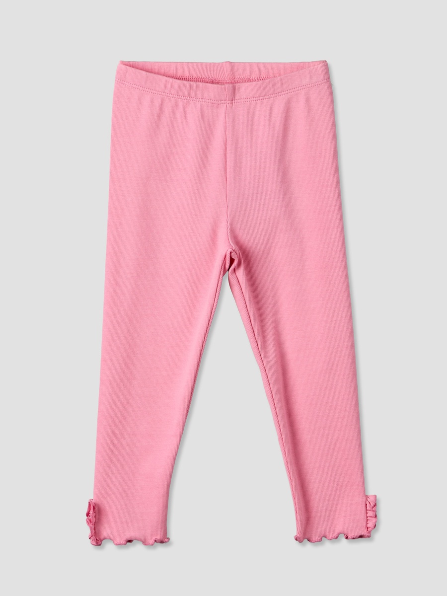 Leggings with Lettuce Hem
