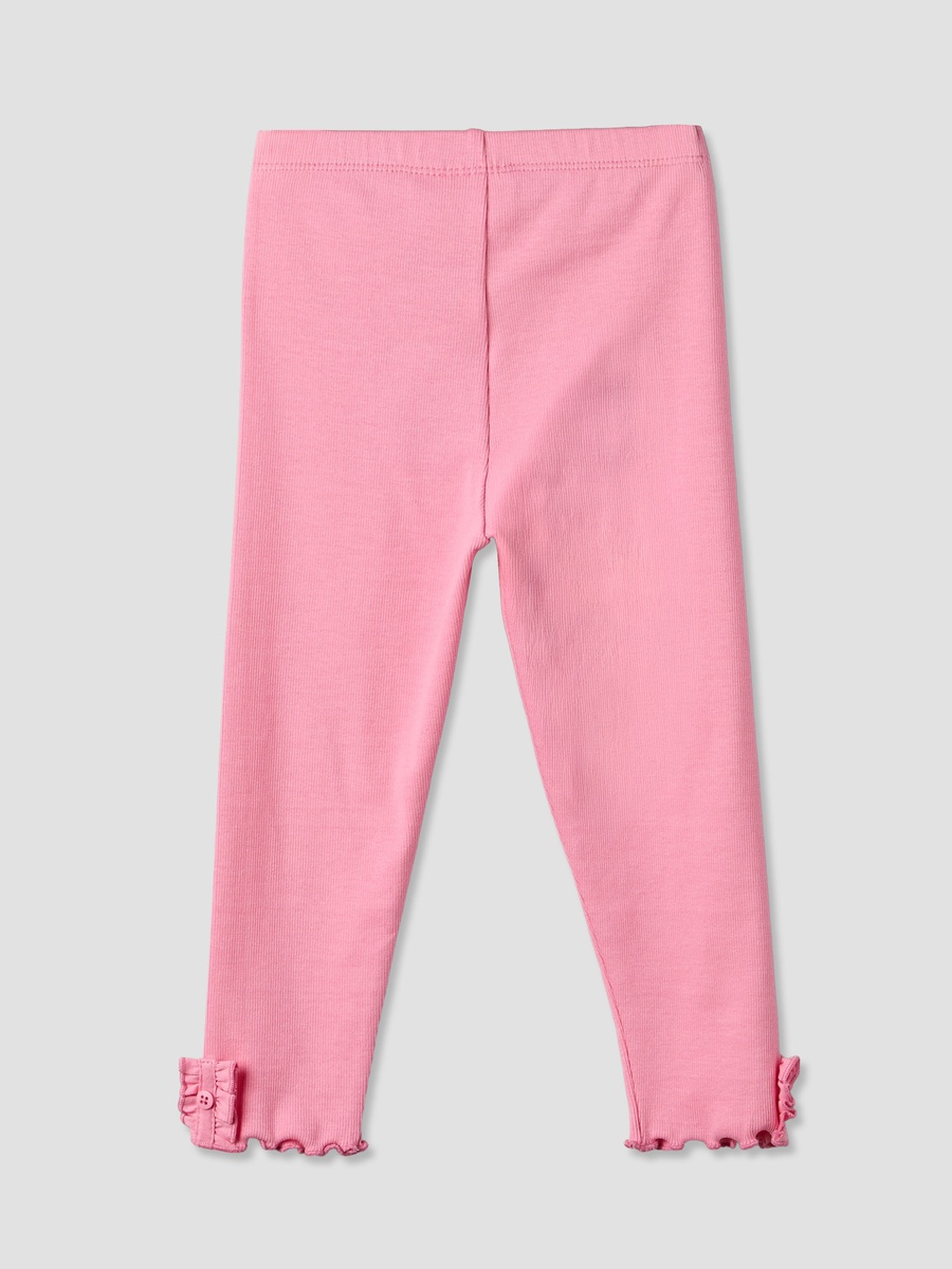 Leggings with Lettuce Hem