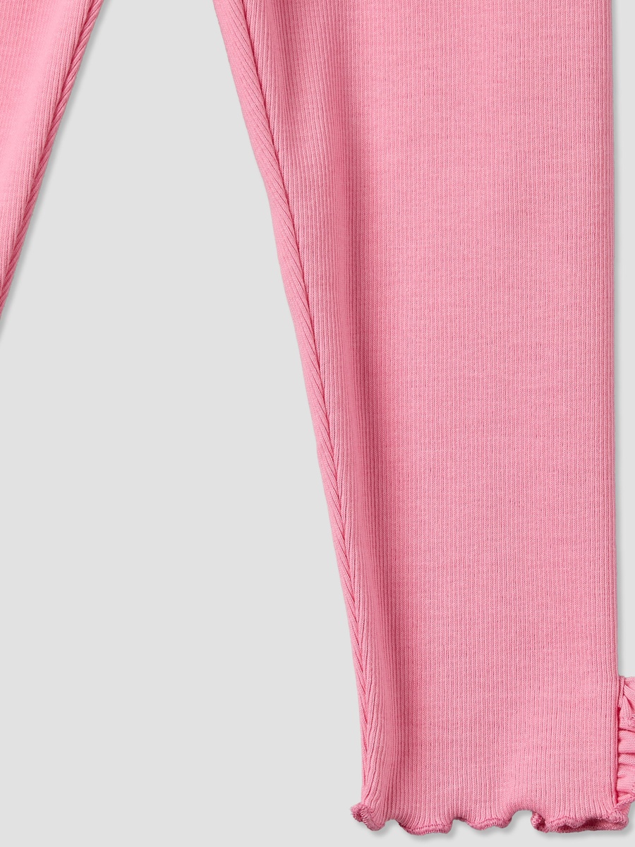 Leggings with Lettuce Hem