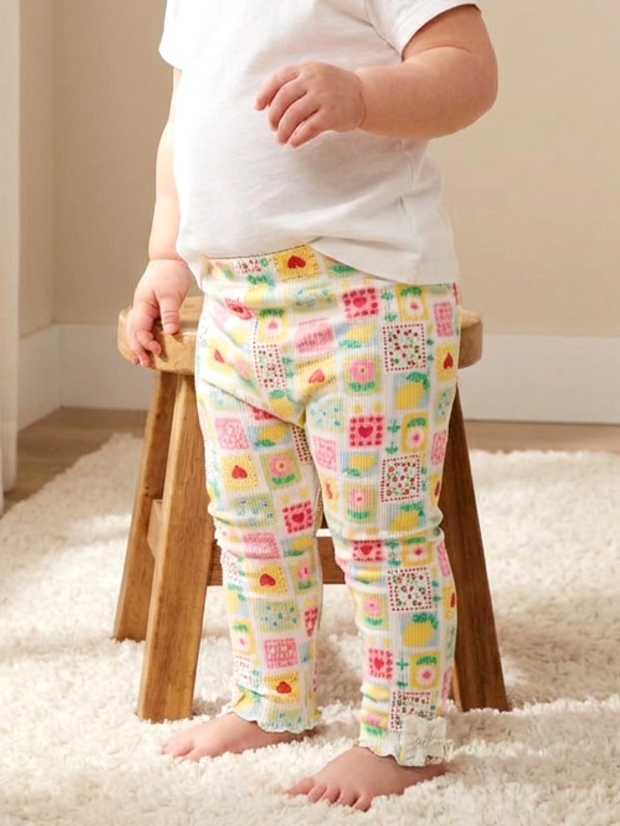 Leggings with Tile Print