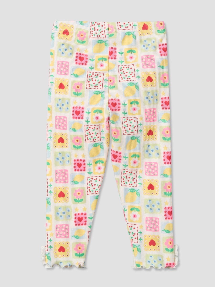 Leggings with Tile Print