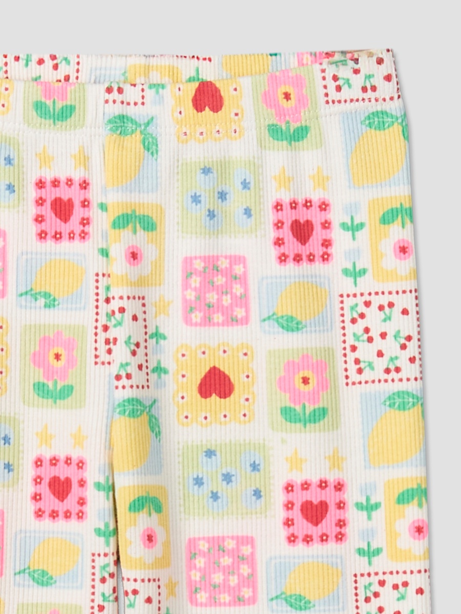 Leggings with Tile Print