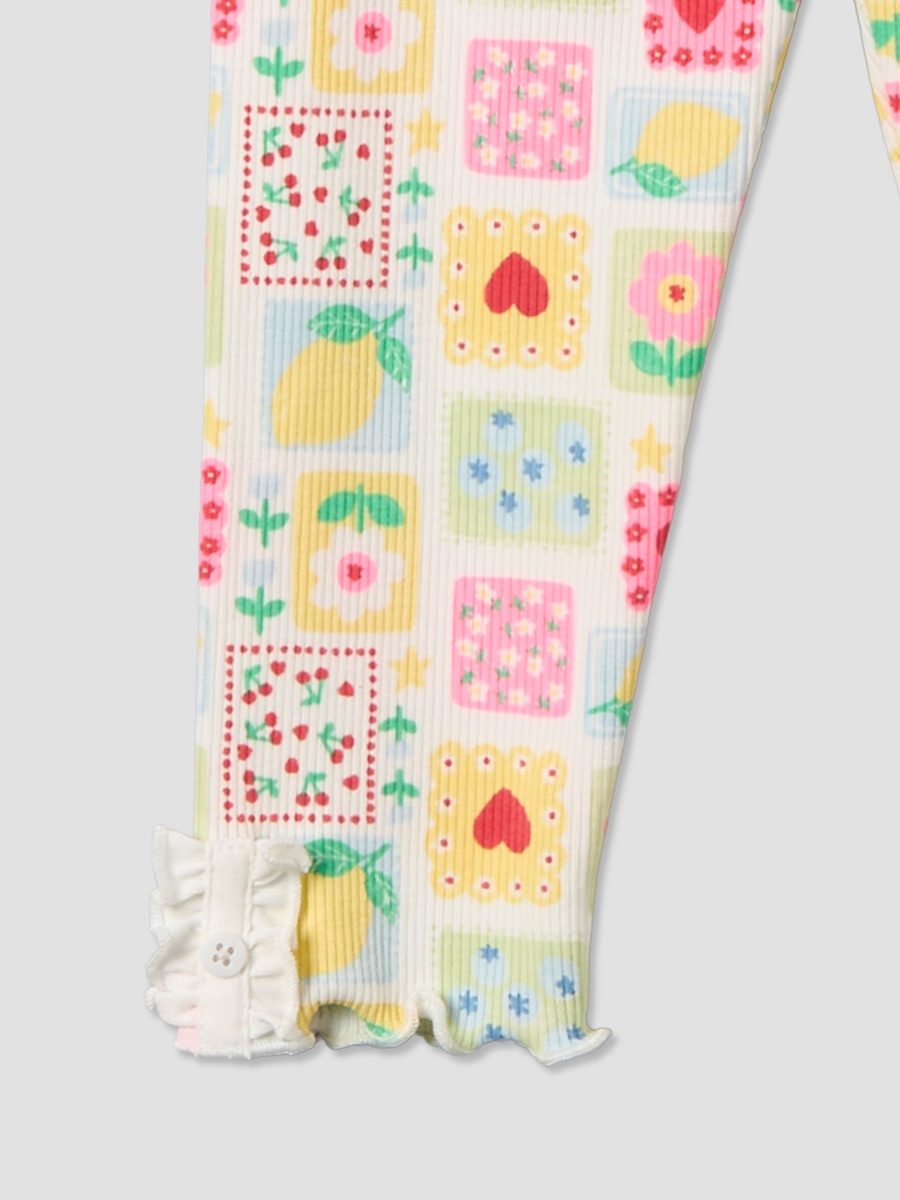 Leggings with Tile Print