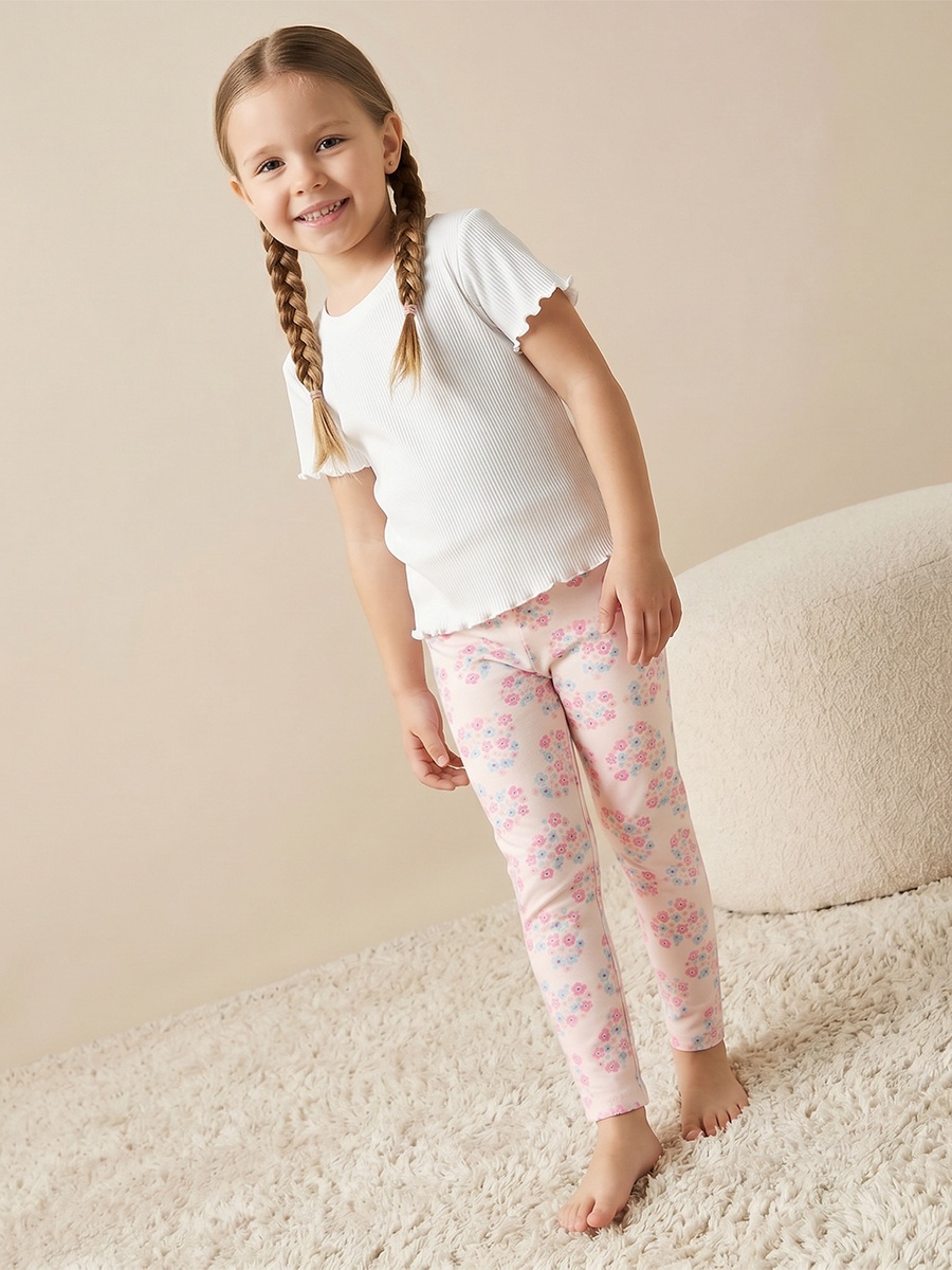 Leggings with Floral Print
