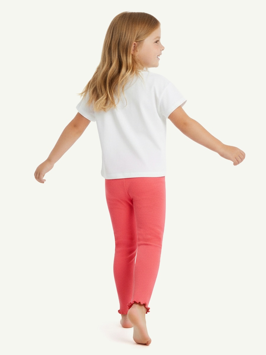 Leggings with Lettuce Hem