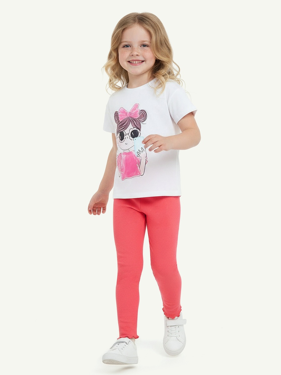 Leggings with Lettuce Hem