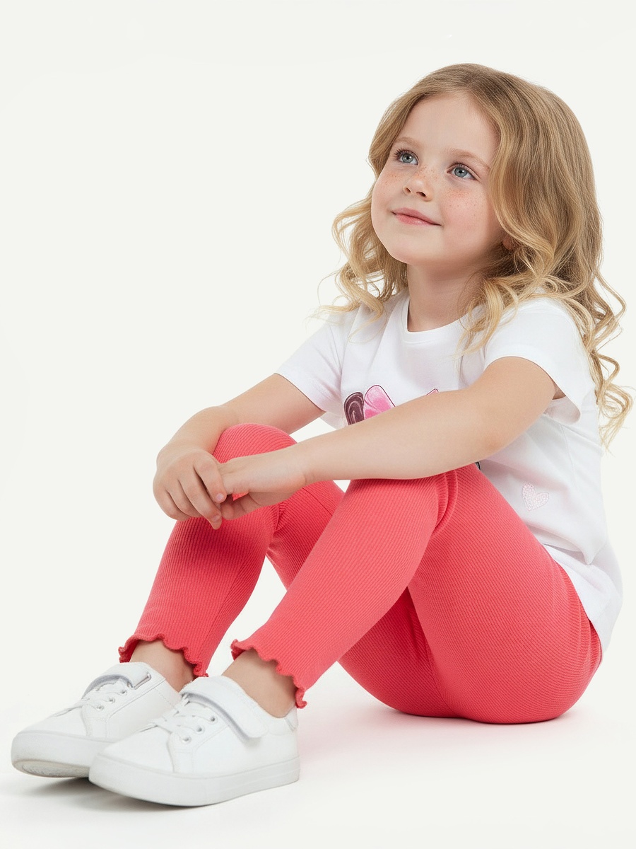 Leggings with Lettuce Hem