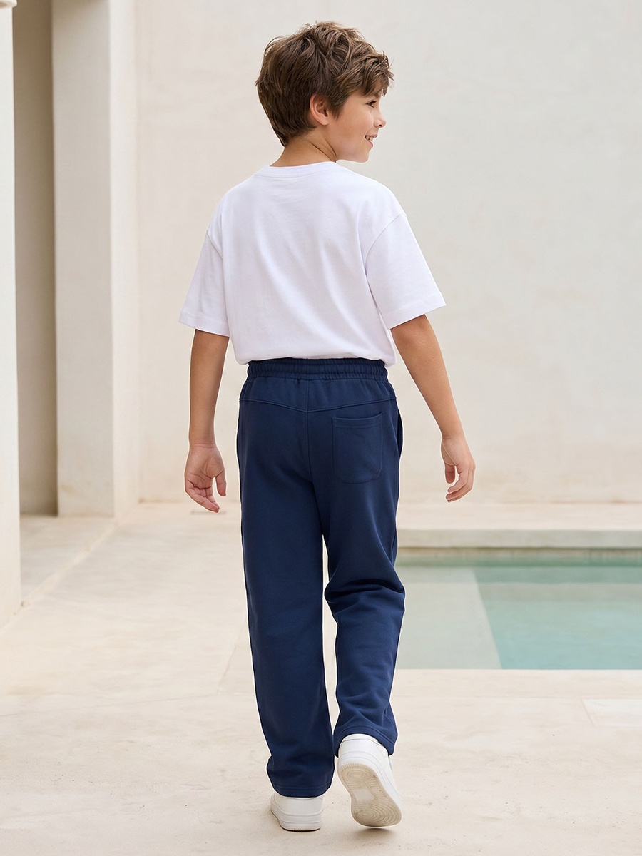 Drawstring Waist Track Pants with Pockets