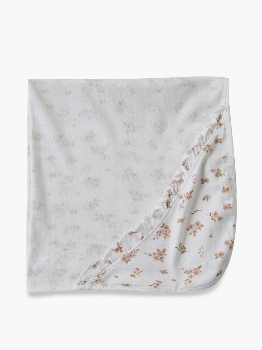 Receiving Blanket with Floral Print