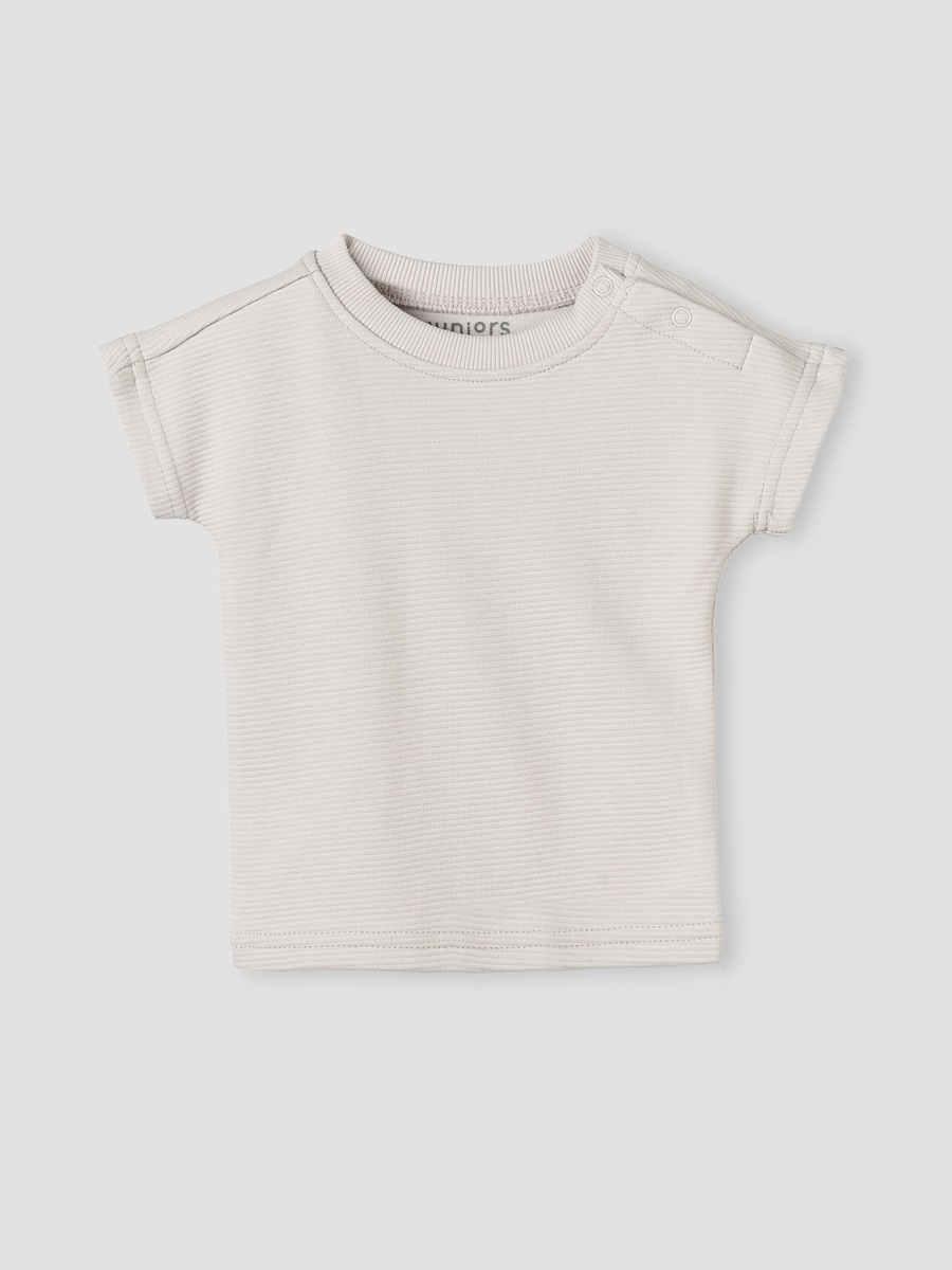 Crew Neck Short Sleeves T-Shirt and Shorts Set with Elasticated Drawstring Closure