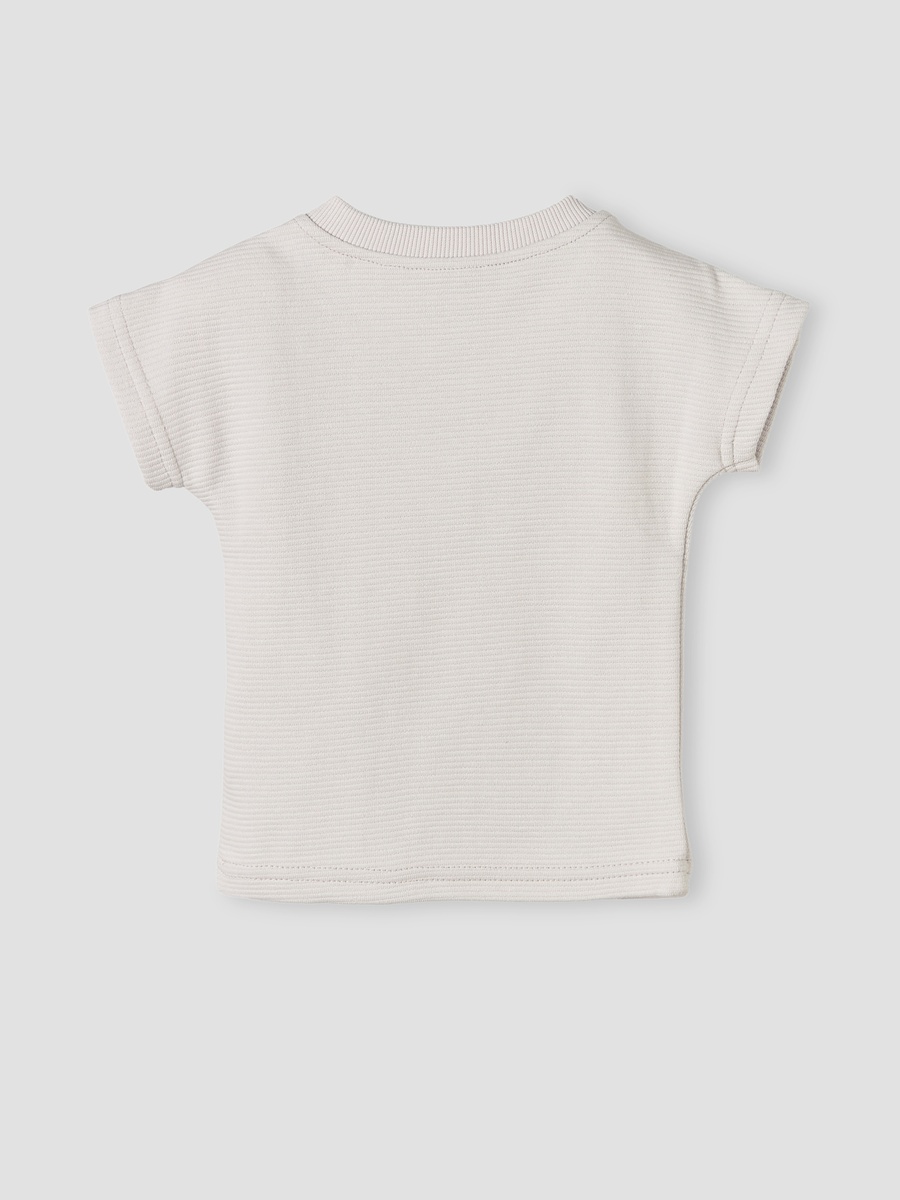 Crew Neck Short Sleeves T-Shirt and Shorts Set with Elasticated Drawstring Closure